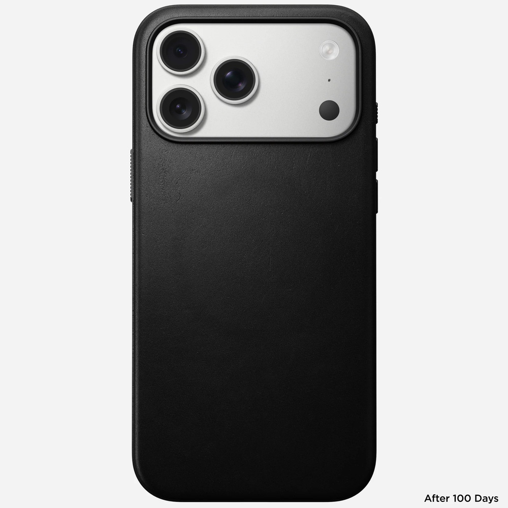Кожаный чехол Nomad Modern Leather Case Horween с MagSafe для iPhone 17 Pro Max Black