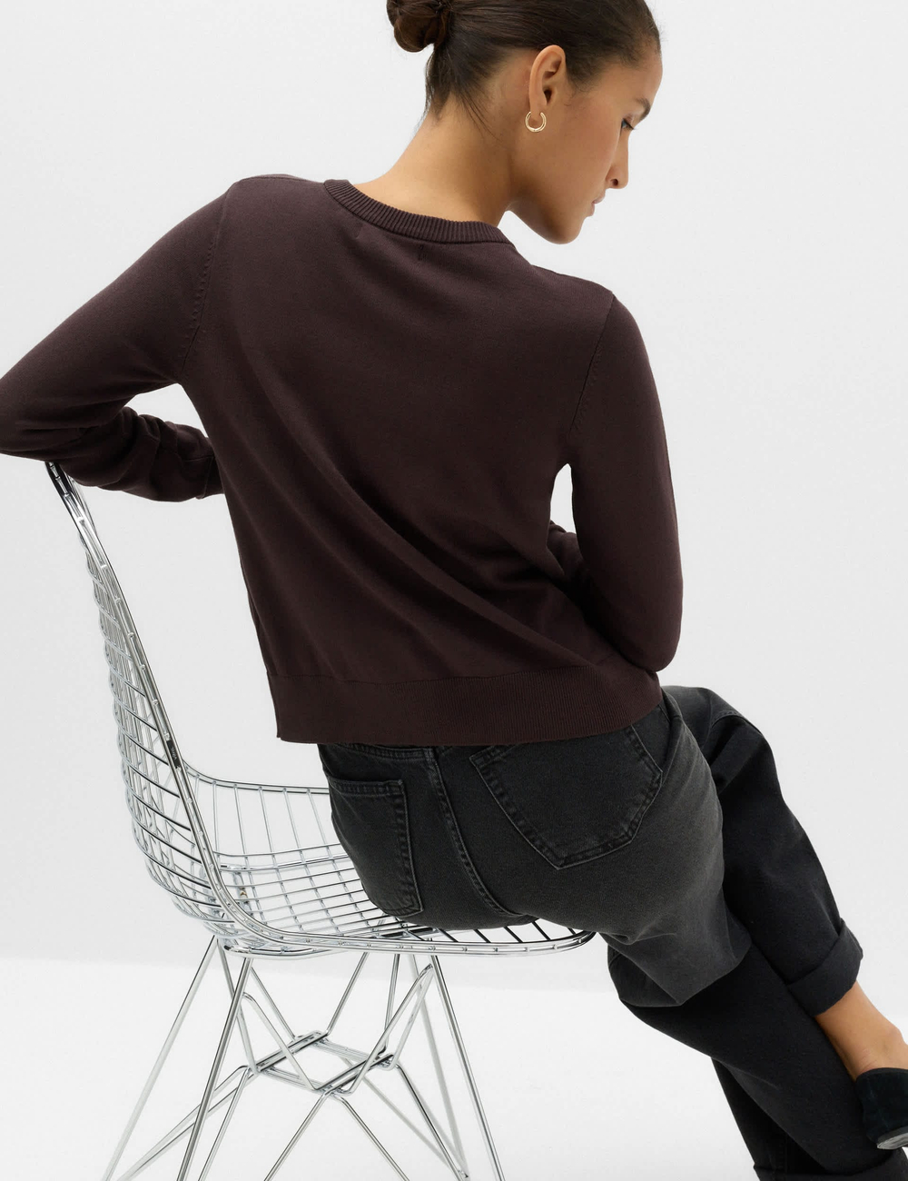Кардиган с круглым вырезом и пуговицами T38002388 - Marks & Spencer