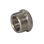 Футорка латунь никель Ду 15х10 (1/2"х3/8") НР/ВР RTP (РосТурПласт) 25121