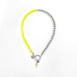 Ожерелье Half&Half Quartz Green