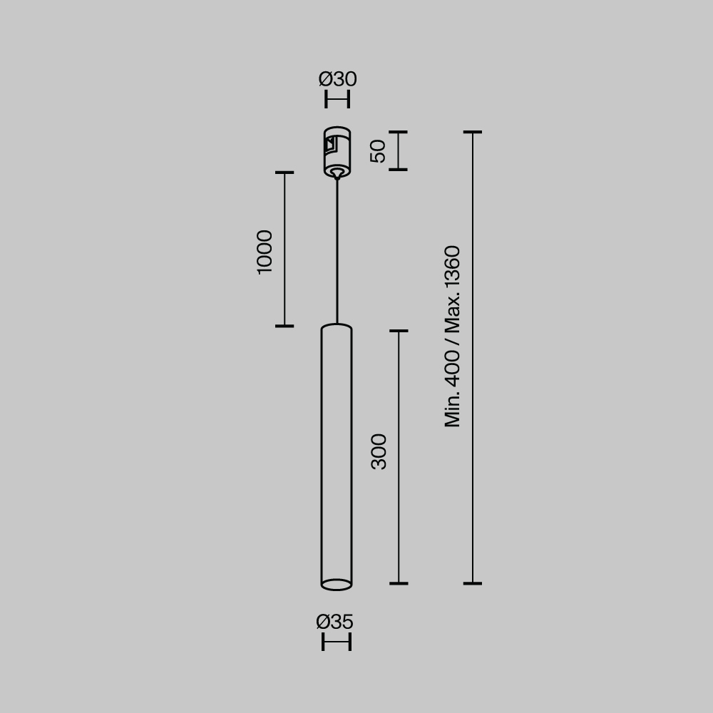 Магнитный трековый светильник Maytoni FLARITY Focus Led TR155-1-5W3K-PT
