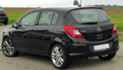 Порог левый Opel Corsa D 2006-2014 Полный профиль (1мм)