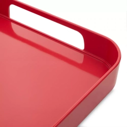 Поднос для сервировки 51x33см Trebonn Serveware красный