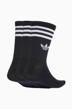 Носки adidas 3-Stripes Crew 3 Pairs - черный