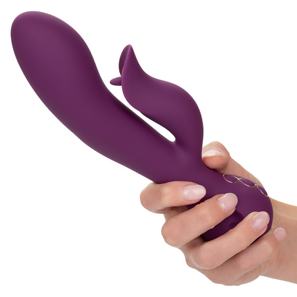 Фиолетовый вибратор-кролик 22,25см California Exotic Obsession Fantasy SE-4385-20-3