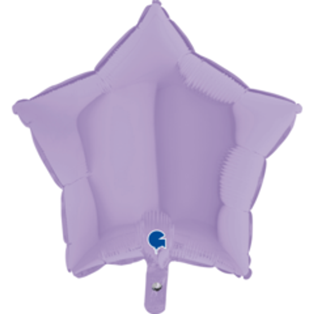 G Шар Звезда 18"/46 см, Пастель Matte Lilac (матовый сиреневый) (БГ-15)
