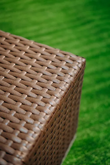 Журнальный столик плетеный Tama, коричневый