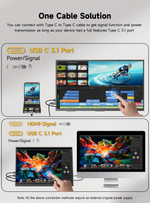 23.8" Портативный сенсорный монитор Umax22 Pro Touch UPERFECT FHD 1920x1080, 120 Гц, IPS