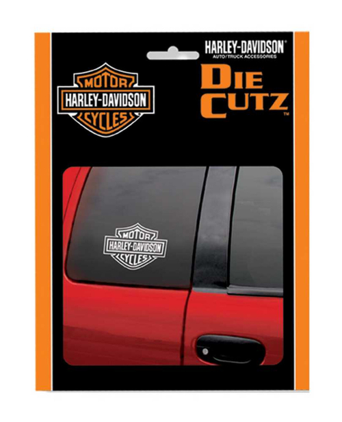 Наклейки Bar & Shield White Die Cutz Window Harley-Davidson