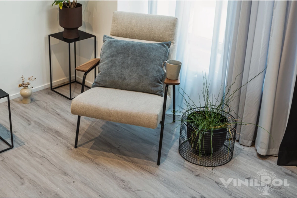 Кварц-винил Клеевой LVT Vinilam VinilPol Glue LVT 2 мм Дуб Неаполь 4.459 м2