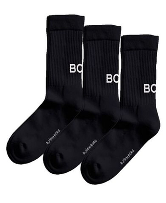 Теннисные носки Björn Borg Crew 3P - черный