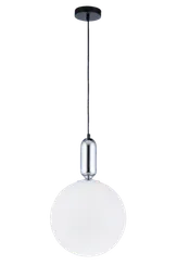 Светильник подвесной NewRgy 4384MDM/1L CR CHROME+W, 40 Вт, хромированный