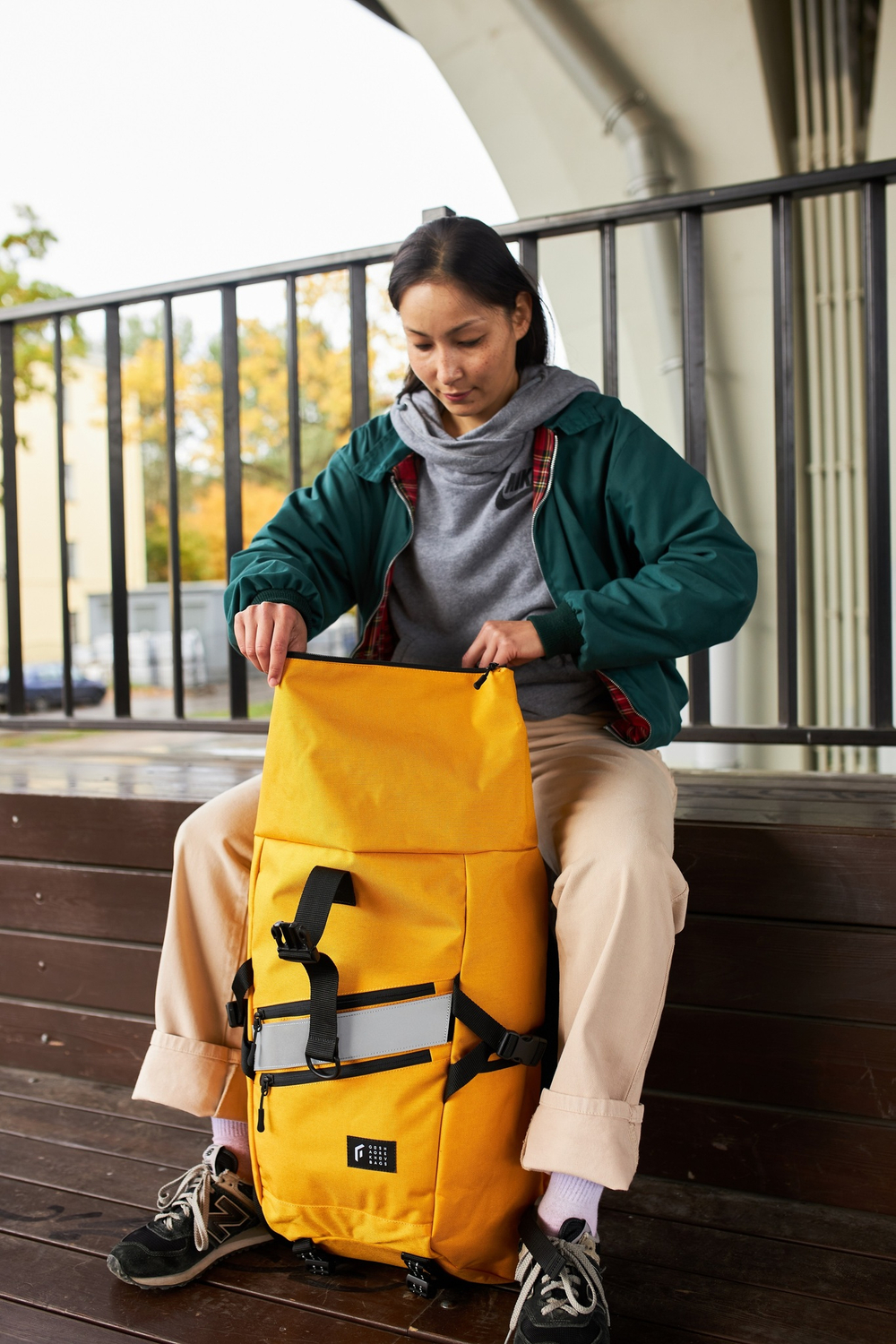 Рюкзак Technic Rolltop L серый