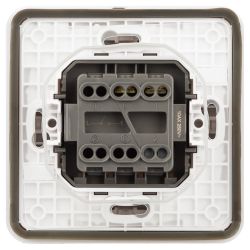 Выключатель ЭРА Эксперт 11-1521-01 IP55 10АХ-250В СУ белый | Эра Эксперт