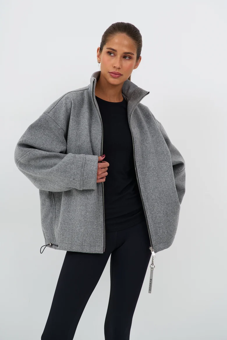 Пальто Crop Penhaligon Dark Grey