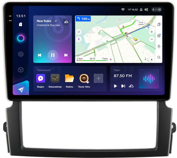 Магнитола для KIA Sorento 1 2006-2011 - Teyes CC3-2K QLed Android 10, Быстрая, SIM-слот, CarPlay