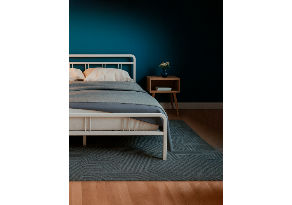 Кровать Woodville Рейк 140х200 белая
