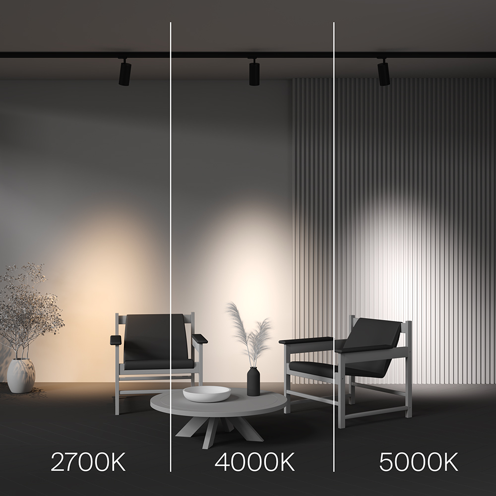 Трехфазный трековый светодиодный светильник Maytoni TRINITY Focus Led TR197-3-40WCCT-M-B