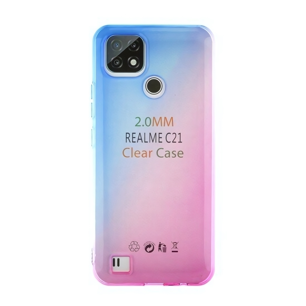 Чехол для Realme C21 Градиент, ТПУ, 012964