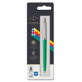 Шариковая ручка Parker Jotter Color зеленая в блистере Mblue (2076058)