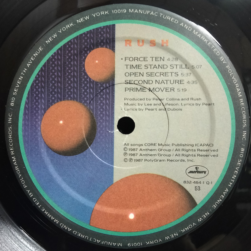Rush / Hold Your Fire (LP)