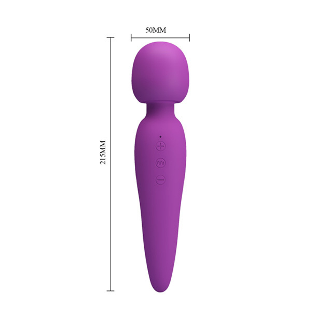 Лиловый wand-вибратор 21,5см Pretty Love Meredith BI-014668