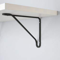 IKEA FÖRLÄGGARE  (ИКЕА ФЁРЛЭГГАРЕ)  -  Кронштейн - чёрный 18x25 см