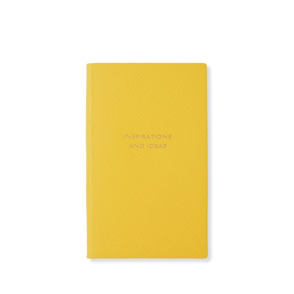 Smythson Блокнот Inspirations And Ideas Panama Notebook, Bright Coral (светло-зеленый)