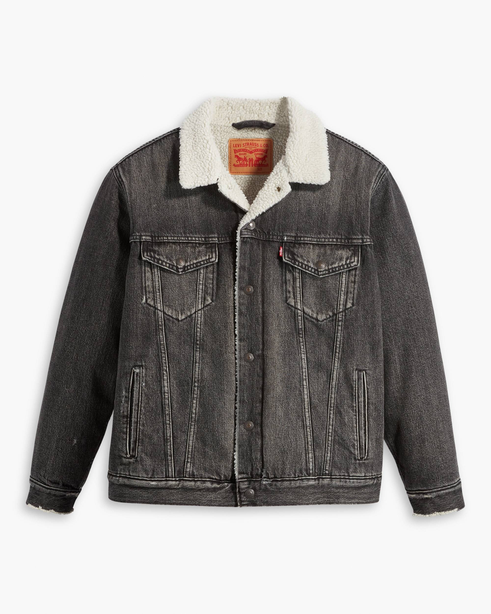 Куртка джинсовая утепленная мужская LEVI'S RELAXED FIT SHERPA TRKR SALT LAKE SHERPA
