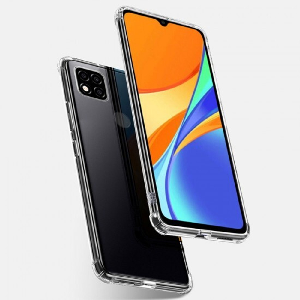 Чехол для Xiaomi Redmi 9C, противоударный, 1,5 мм, 012114 прозрачный CM