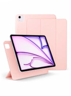 Чехол книжка для iPad Air 13" M2 / Pro 12,9" (3,4,5,6 gen) Gurdini Milano Series Pink Sand
