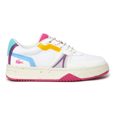 Женские теннисные кроссовки Lacoste L001 ECO Sneakers Women - White, Multicoloured