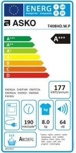 Сушильная машина Asko T408HD.W фото 8