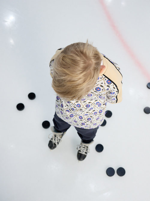 Футболка Mjölk х СКА Ice Hockey, с контрастной отделкой