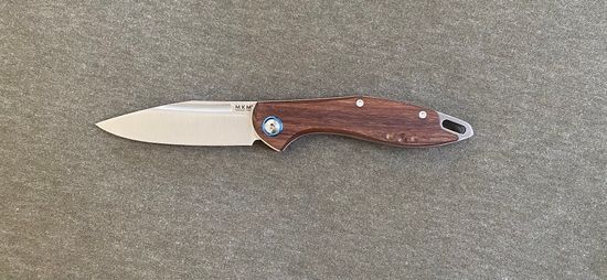 Складной нож MKM "FARA" MKM/MY01 S c клинком из стали Böhler M390 Microclean®, рукоять дерево (Santos)