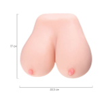 Мастурбатор 22х17,5см в виде груди с вагиной ToyFa Juicy Pussy Fleshy Teaser 893034
