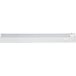Линейный светодиодный светильник ЭРА LLED-02-04W-4000-MS-W 4Вт 4000K L314мм с датчиком движения и освещения | Бытовые светодиодные линейные светильники