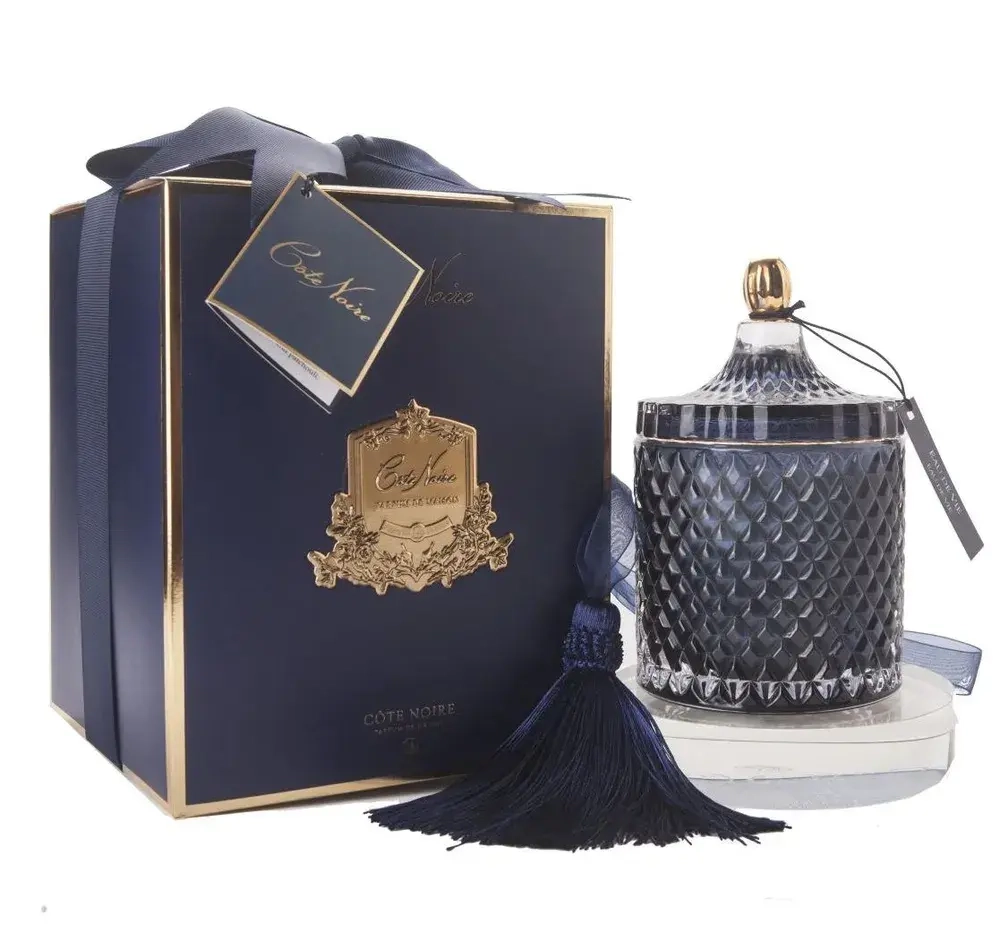 Свеча ароматическая Cote Noire Art Deco Grand Navy & Gold