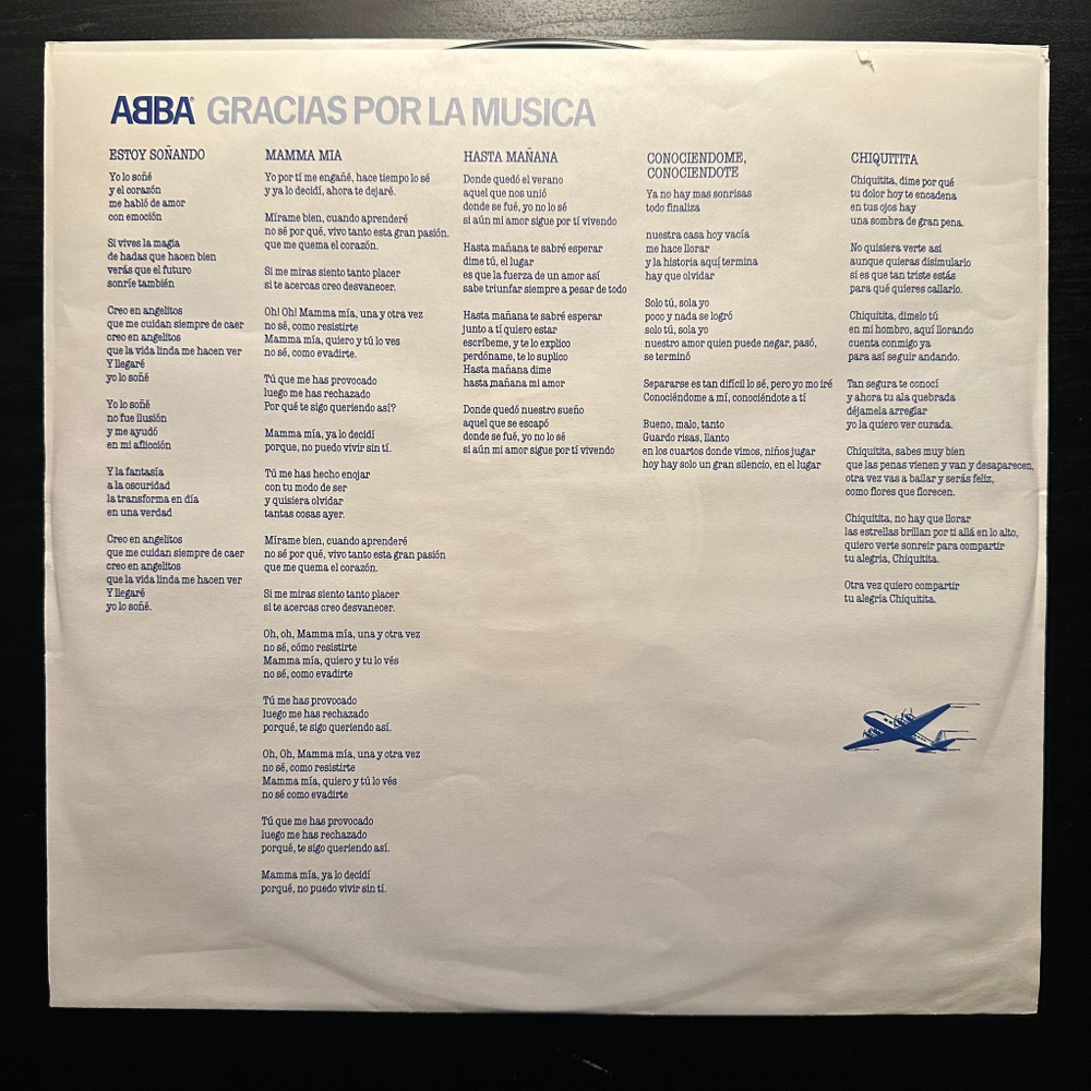 ABBA - Gracias Por La Musica (Канада 1980г.)