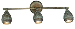 Светильник Sfera Sveta B86294/3W GDGR, 3×15 Вт, золотой и зелёный