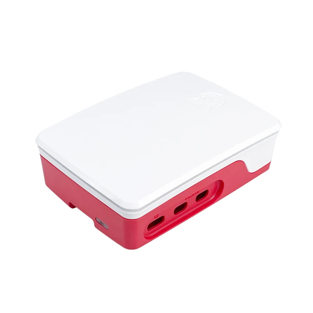 Красный корпус для Raspberry Pi 5 с вентилятором