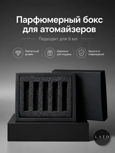 Парфюмерный бокс для атомайзеров и отливантов, 5 мл