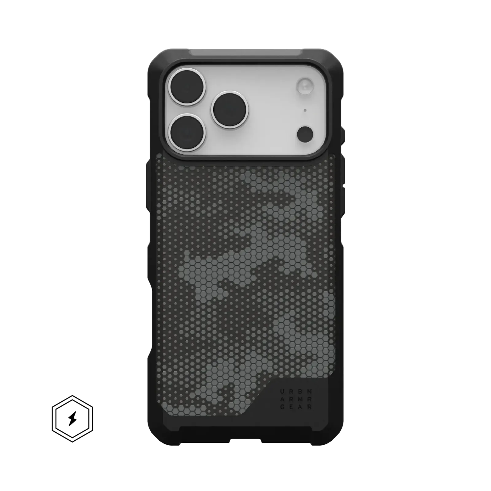 UAG Metropolis LT with MagSafe Series Case for Apple iPhone 17 Pro Max Micro Hex Camo Graphite (Чёрный)