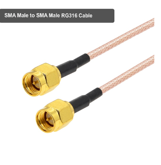 SMA кабель-удлинитель RG316 (тип D) 20 см