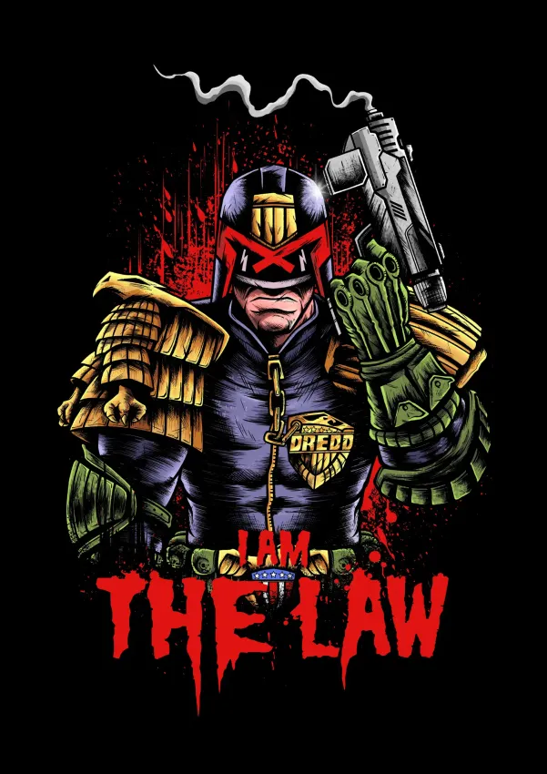 Открытка "Judge Dredd"