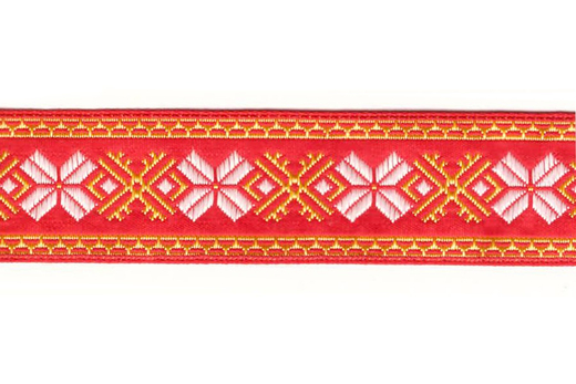 Тесьма жаккард, с1852, рис.9081, ш. 2,2 см