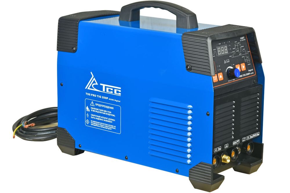 Аппарат TIG сварки алюминия TSS PRO TIG/MMA 200P AC/DC Digital - [220В / 10-200А]