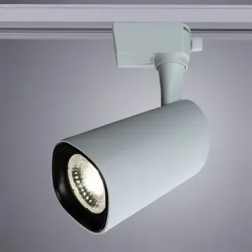 Трековый однофазный светодиодный светильник 24W 4000K A4563PL-1WH белый Barut Arte Lamp