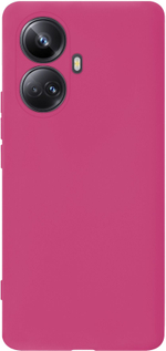Мягкий Soft Touch чехол из силикона для REALME 10 PRO PLUS с бархатной подкладкой