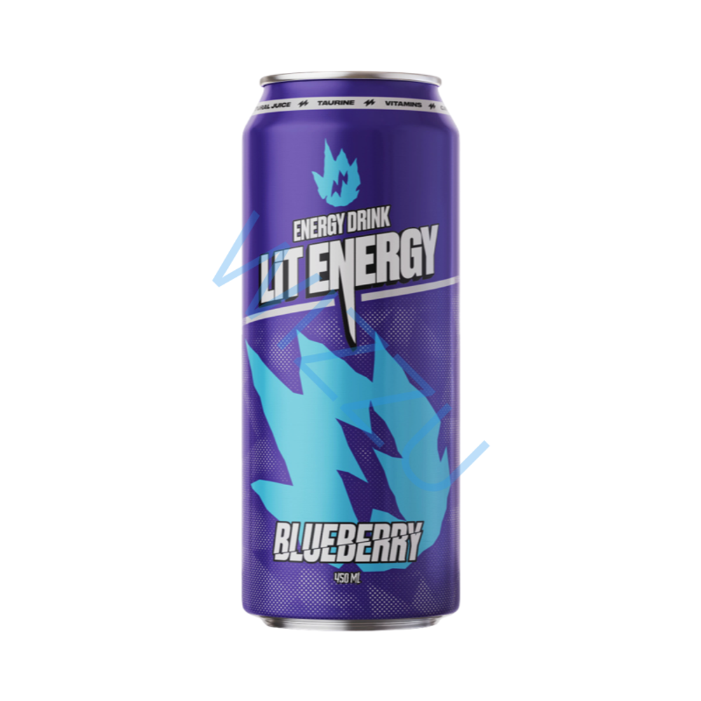 Напиток энергетический Lit Energy Черника 450мл